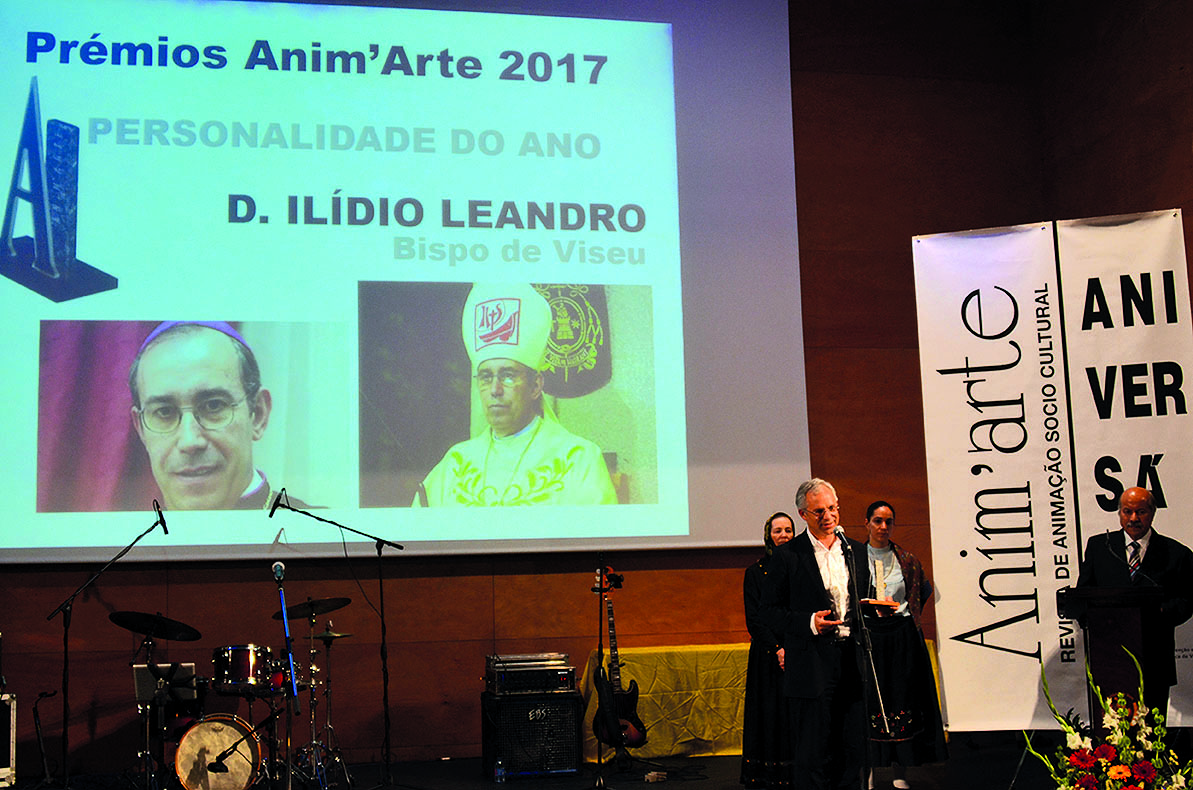 D. Ilídio Leandro recebeu o prémio Anim'Arte 2017 'Personalidade do Ano'