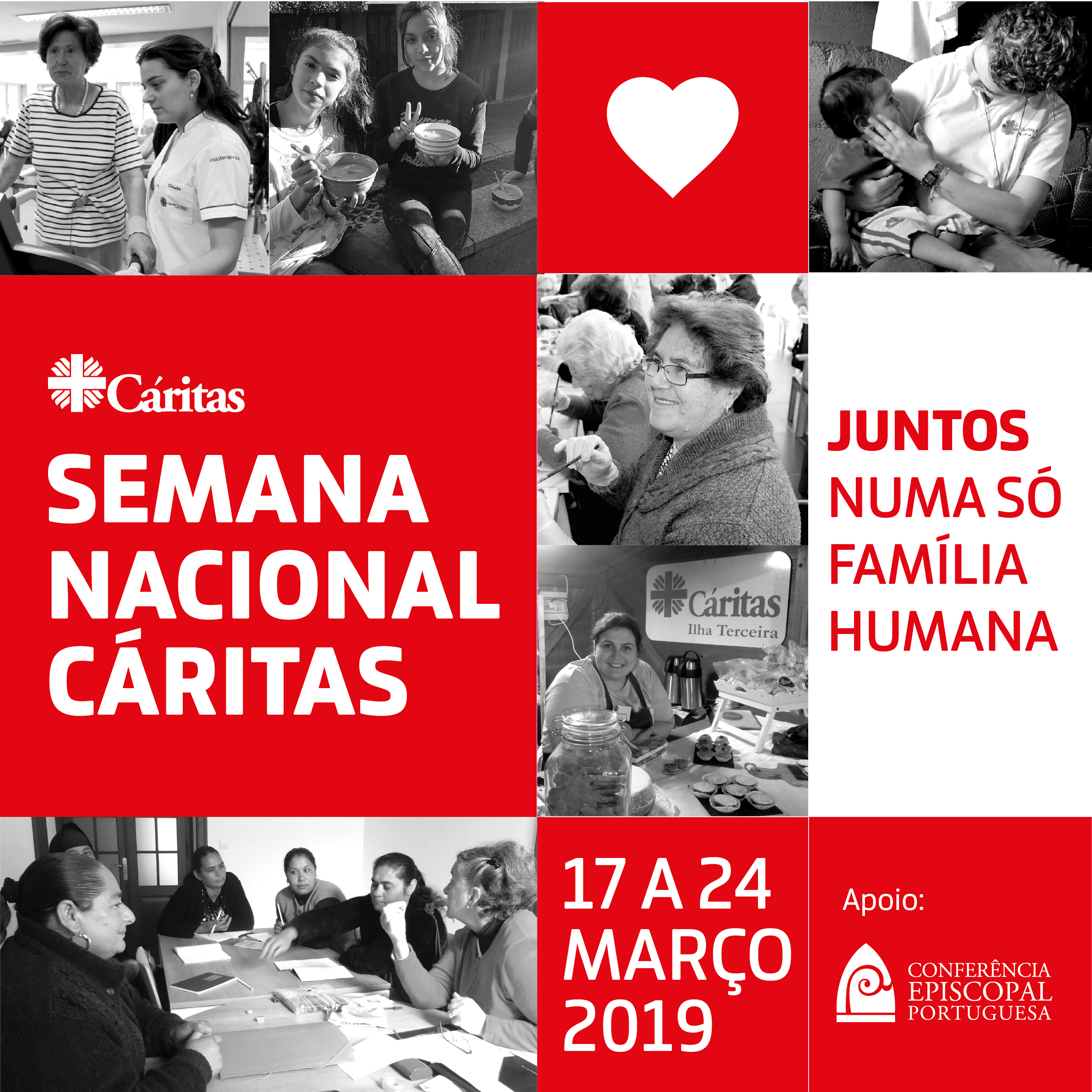 Semana da Cáritas: "Sejamos generosos em ajudar os irmãos e a partilhar com as suas necessidades a nossa vida e os nossos bens." - D. António Luciano