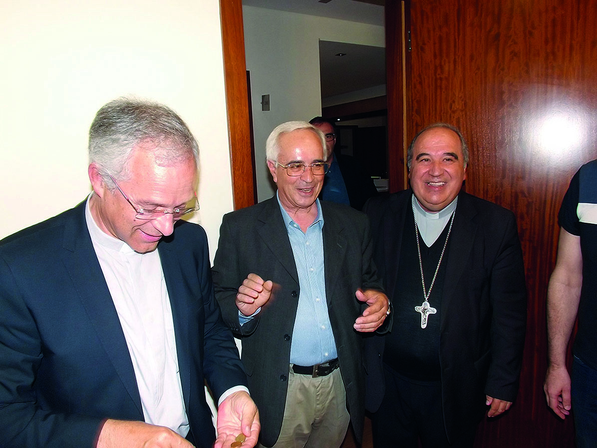 D. Pio Alves e D. Armando recebidos por D. António Luciano